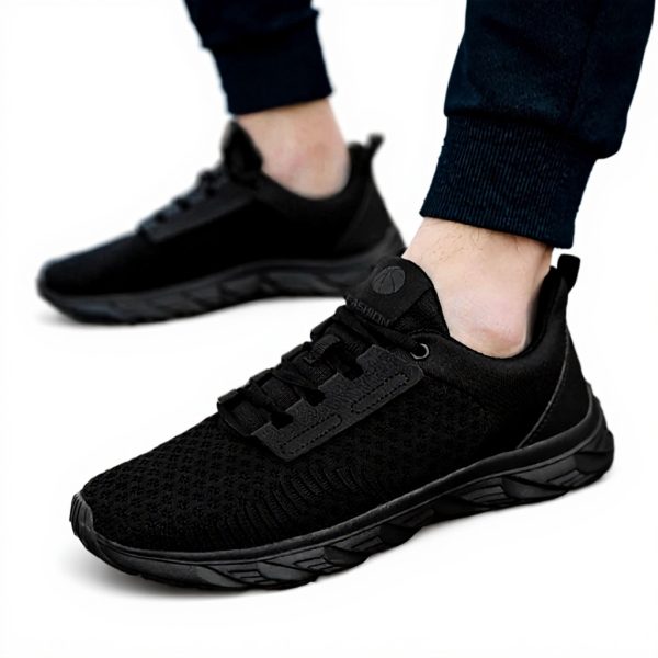 Scarpe da Ginnastica Uomo Dinglong Mesh Traspirante Lacci