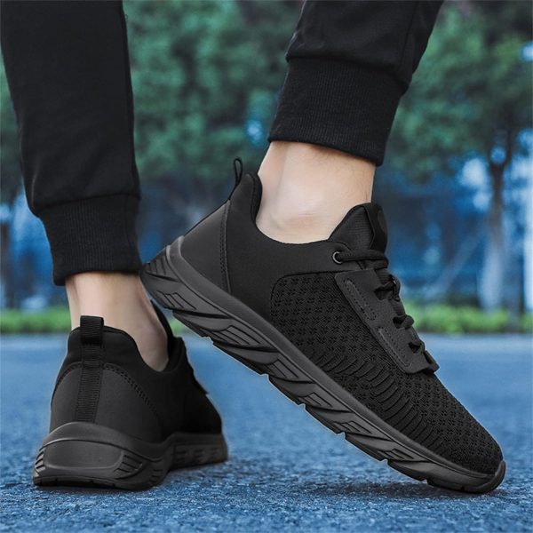 Scarpe da Ginnastica Uomo Dinglong Mesh Traspirante Lacci-4