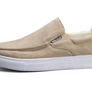 Dinglong Sneakers Uomo Beige Scarpe Casual Comode Estate