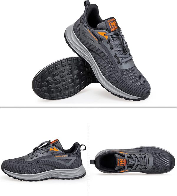 Scarpe Uomo Dinglong Bianche Leggere Antiscivolo Primavera-3