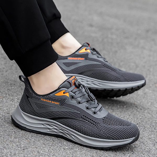 Scarpe Uomo Dinglong Bianche Leggere Antiscivolo Primavera-4