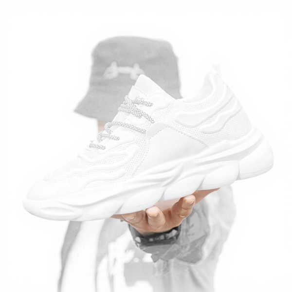 Dinglong Sneaker Donna Uomo Comode Traspiranti PU Coreane