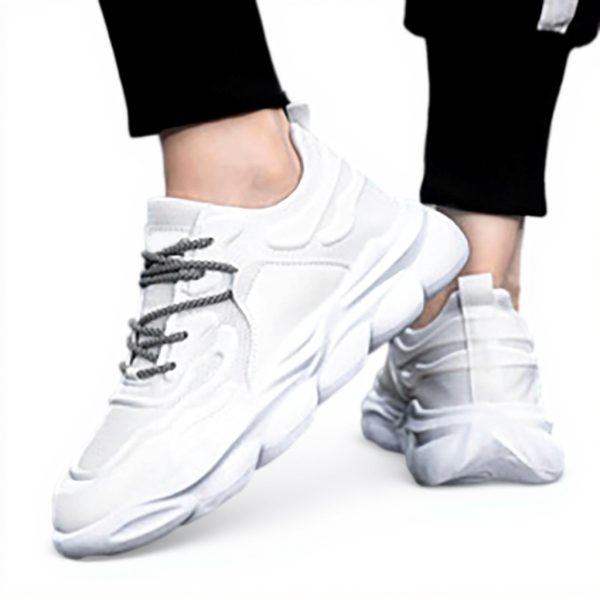 Dinglong Sneaker Donna Uomo Comode Traspiranti PU Coreane