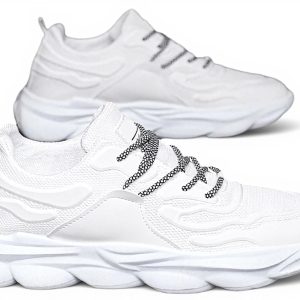 Dinglong Sneaker Donna Uomo Comode Traspiranti PU Coreane