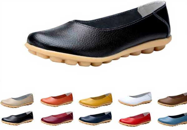 LinRim Ballerine Donna Piatte Punta a Punta Suola Flessibile