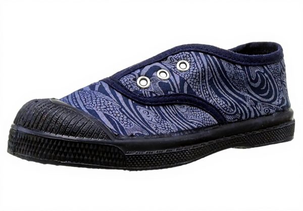 Bensimon Elly Liberty Sneaker Unisex Bambini Tela Blu Indigo