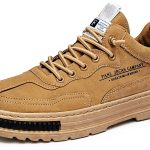 Dinglong Scarpe Ginnastica Antiscivolo Pelle Uomo Donna