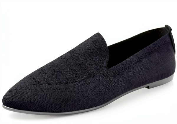 Scarpe basse donna maglia punta comode senza lacci Generic