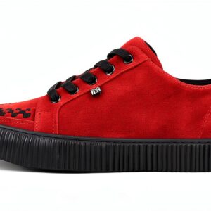 Scarpe TUK Unisex Pelle Scamosciata Stringate Tacco Piatto-0