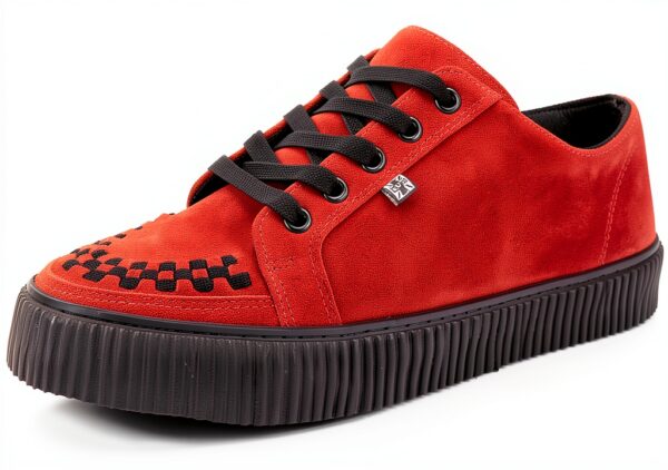 Scarpe TUK Unisex Pelle Scamosciata Stringate Tacco Piatto-2