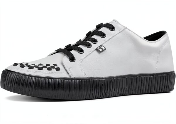 TUK Sneakers Creeper Pelle Suola Nervata Unisex Adulto-0