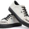 TUK Sneakers Creeper Pelle Suola Nervata Unisex Adulto-2
