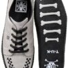 TUK Sneakers Creeper Pelle Suola Nervata Unisex Adulto-3