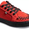 Scarpe TUK Unisex Pelle Scamosciata Stringate Tacco Piatto-4