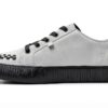 TUK Sneakers Creeper Pelle Suola Nervata Unisex Adulto-4